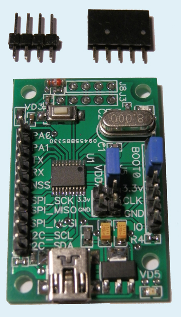 Отладочная плата с микроконтроллером STM32F030F4P6